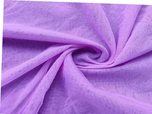 Dark Lilac Mono Net Fabric