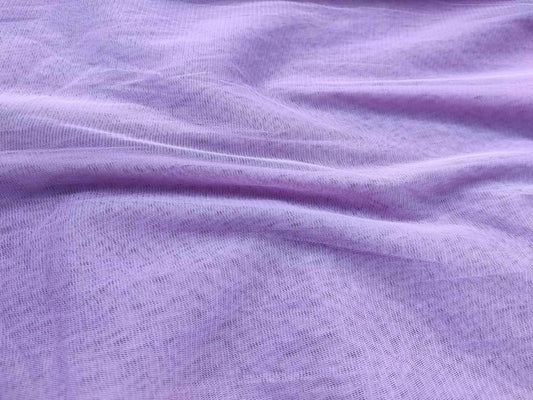 Dark Lilac Mono Net Fabric