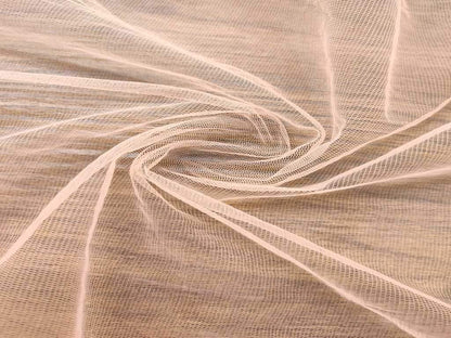 Peach Mono Net Fabric