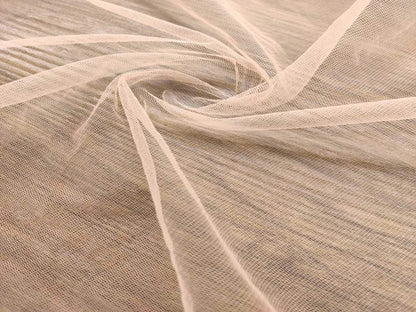 Peach Mono Net Fabric