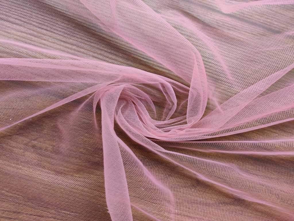 Pink Mono Net Fabric