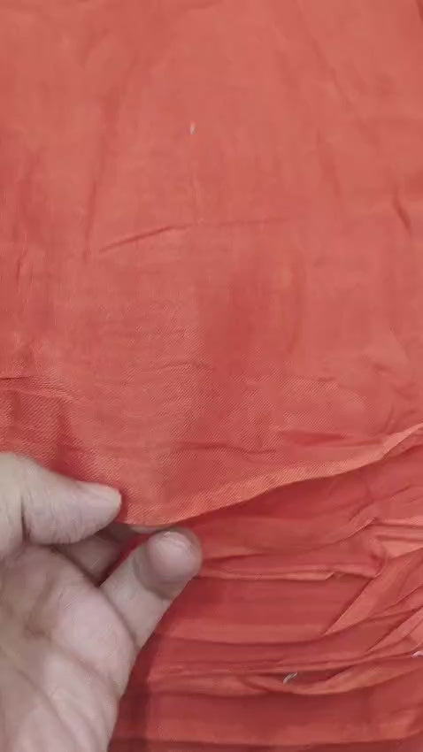 Earth & Tide Terracotta Mul Cotton – Organic Fabric Coastal Weave