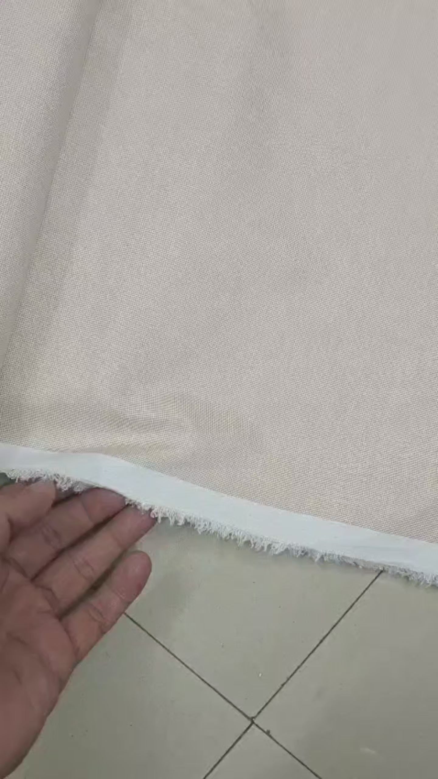light-beige (natural sand) Shirting Fabric