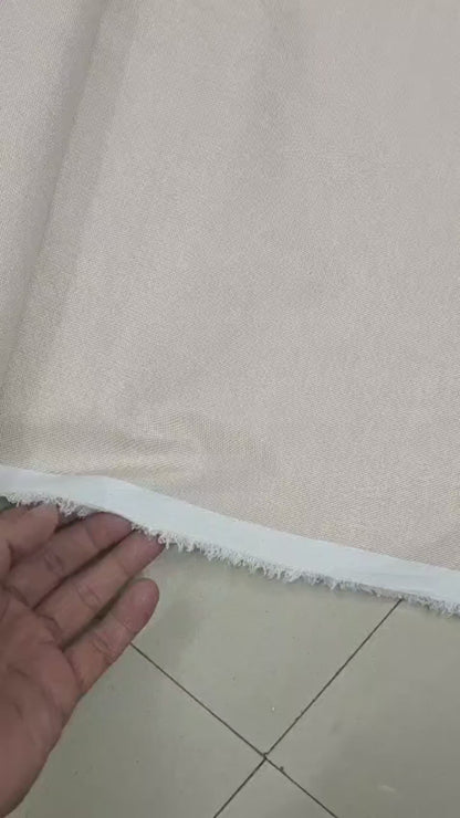 light-beige (natural sand) Shirting Fabric