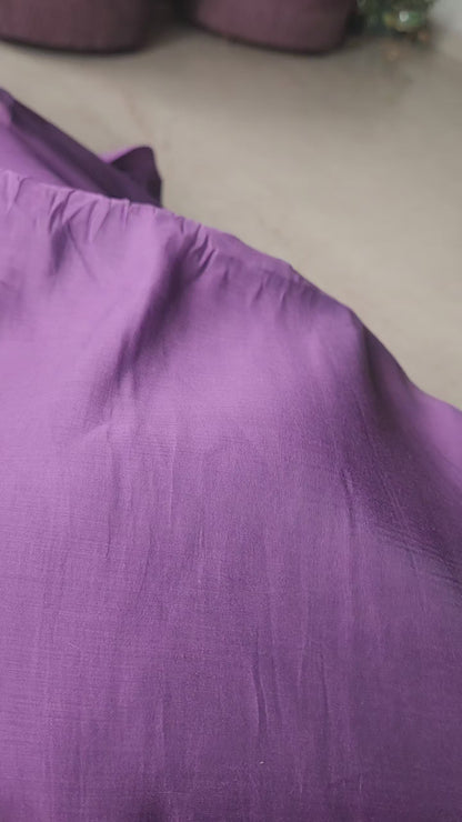 Luxury Levnder Mul Chanderi Fabric( Big Width)
