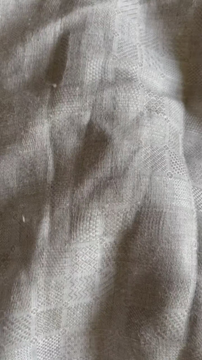 Exquisite 100% Pure Linen Fabric Jacquard Collection(No Cotton)