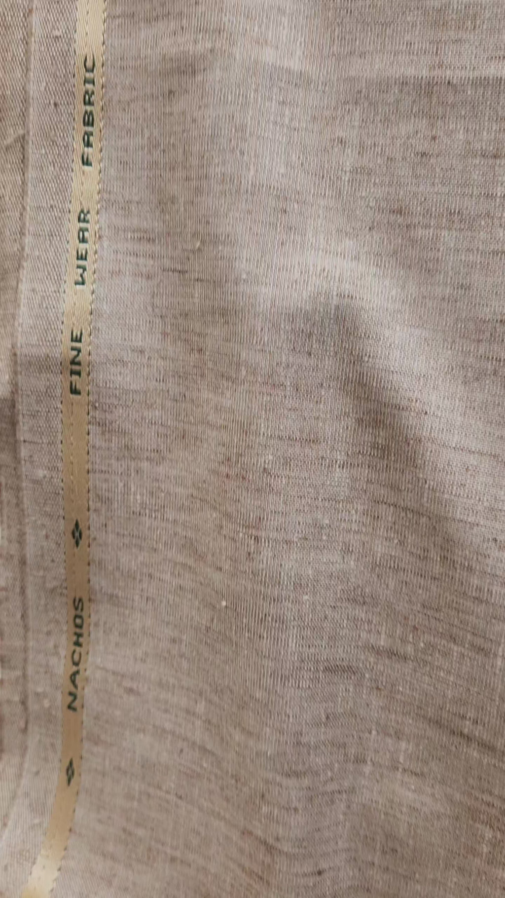 Premium Natural-Texture Linen-Blend Suiting Fabric