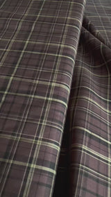 Luxurious Giza Cotton Plaid Fabric