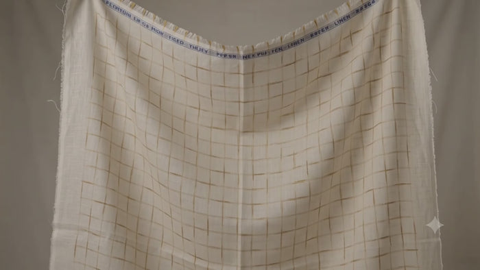 Premium Fancy Tube Linen Fabric
