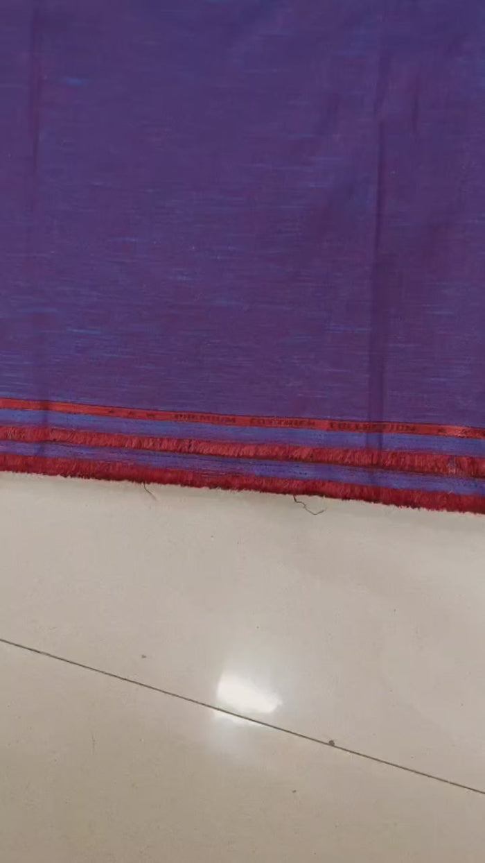 Royal Purple 60 Lea Pure Cotton-Linen Fabric