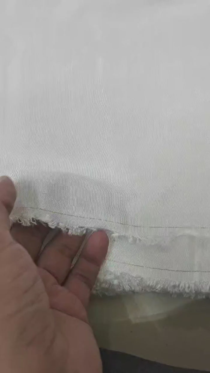 Premium White Dyeable Shantoon Fabric Big Width(56")