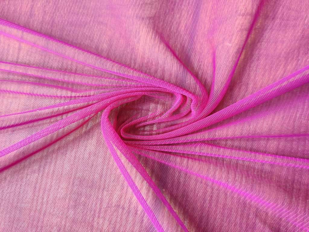 Brinjal Purple Soft Net Fabric