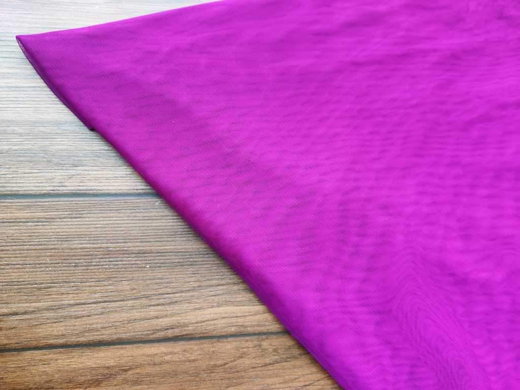 Brinjal Purple Soft Net Fabric