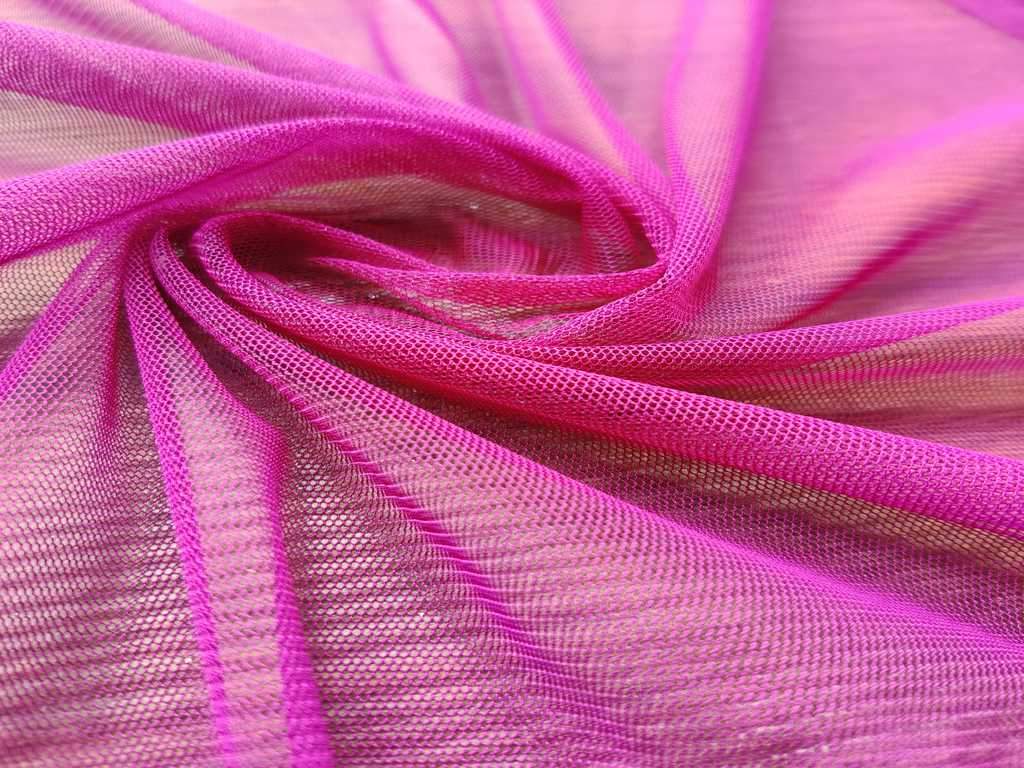 Brinjal Purple Soft Net Fabric