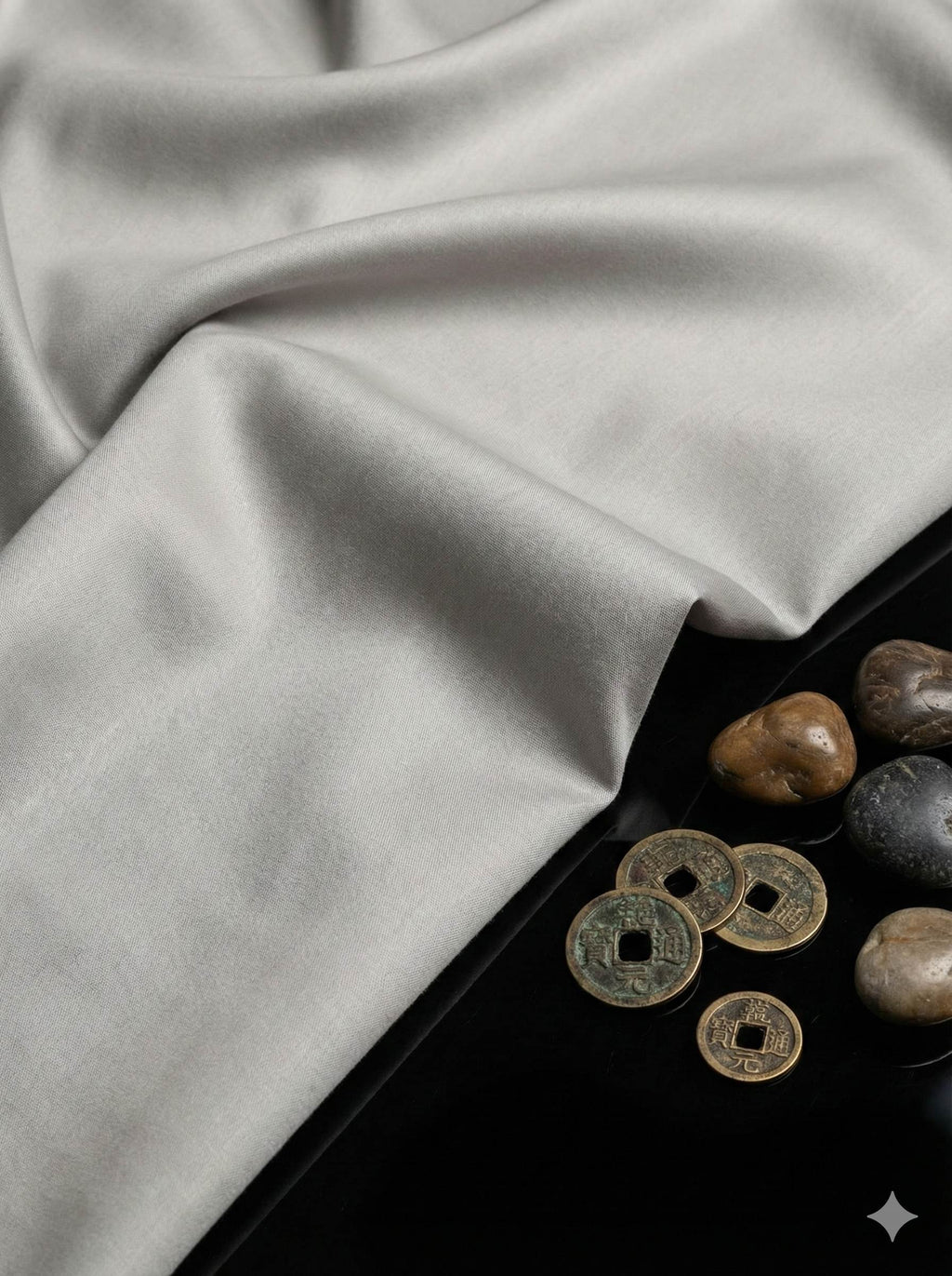 Grey 100% Giza cotton