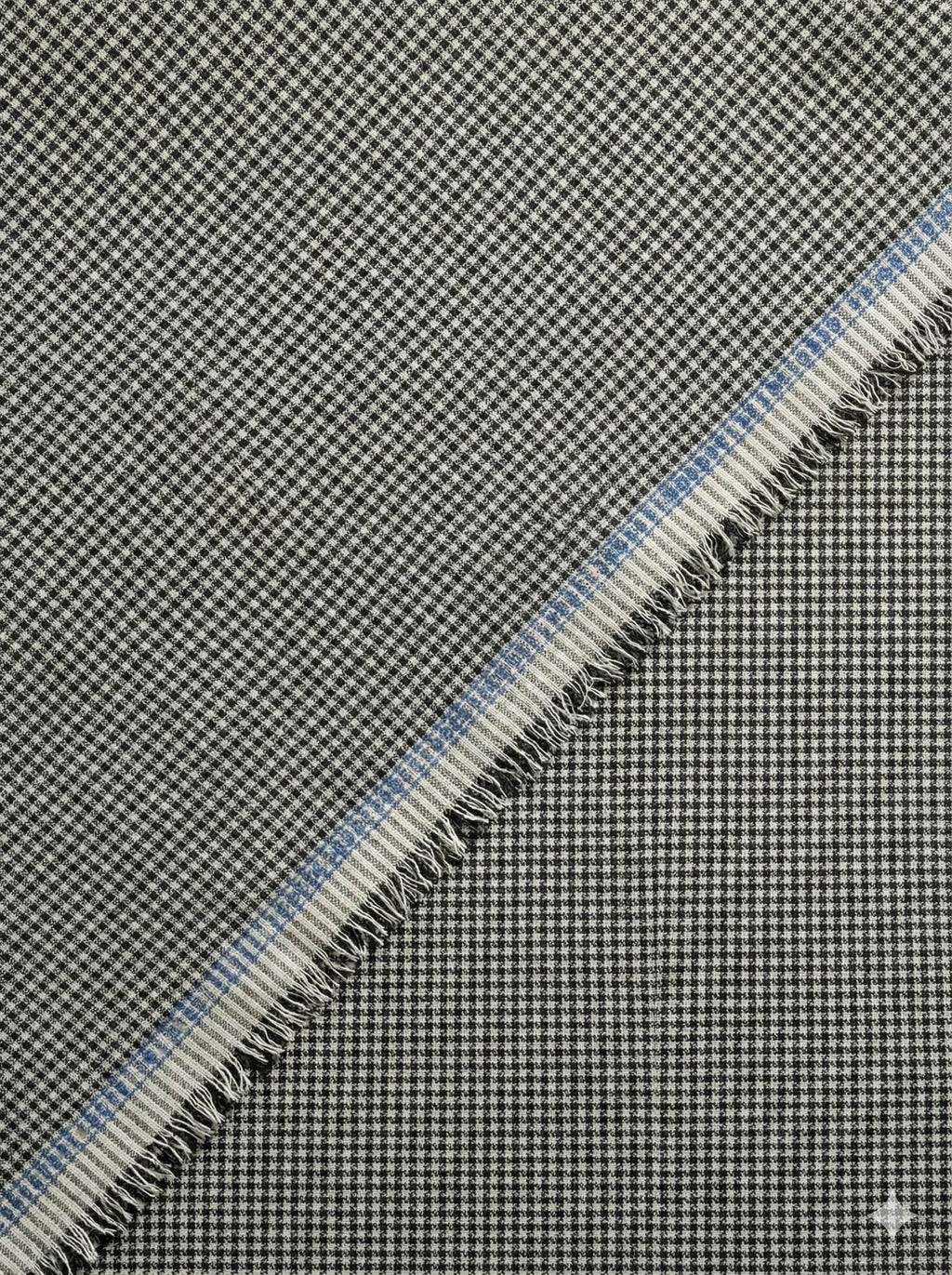 Black & White Checks Pure cotton Linen fabric (60 lea)