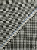 Black & White Checks Pure cotton Linen fabric (60 lea)