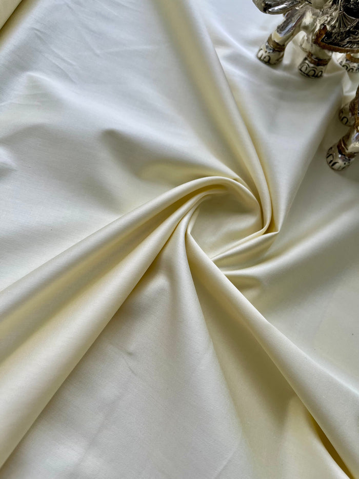 Cream 100% Pure Giza Cotton Fabric