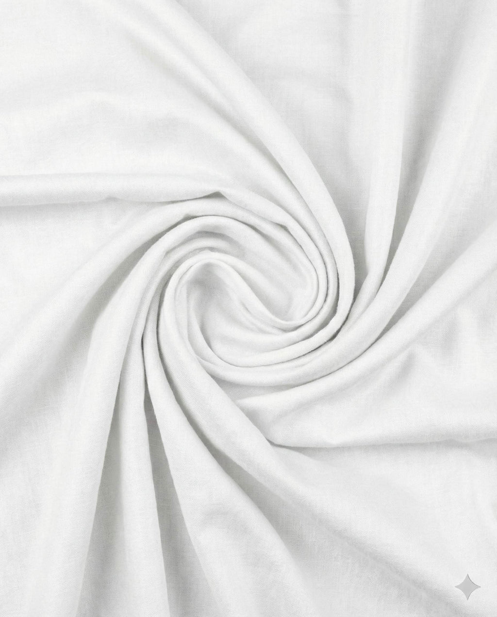 Light Weight Premium Quality White Colour Paper Giza Cotton (Not Transparent) (50% Cotton+50% polyster)