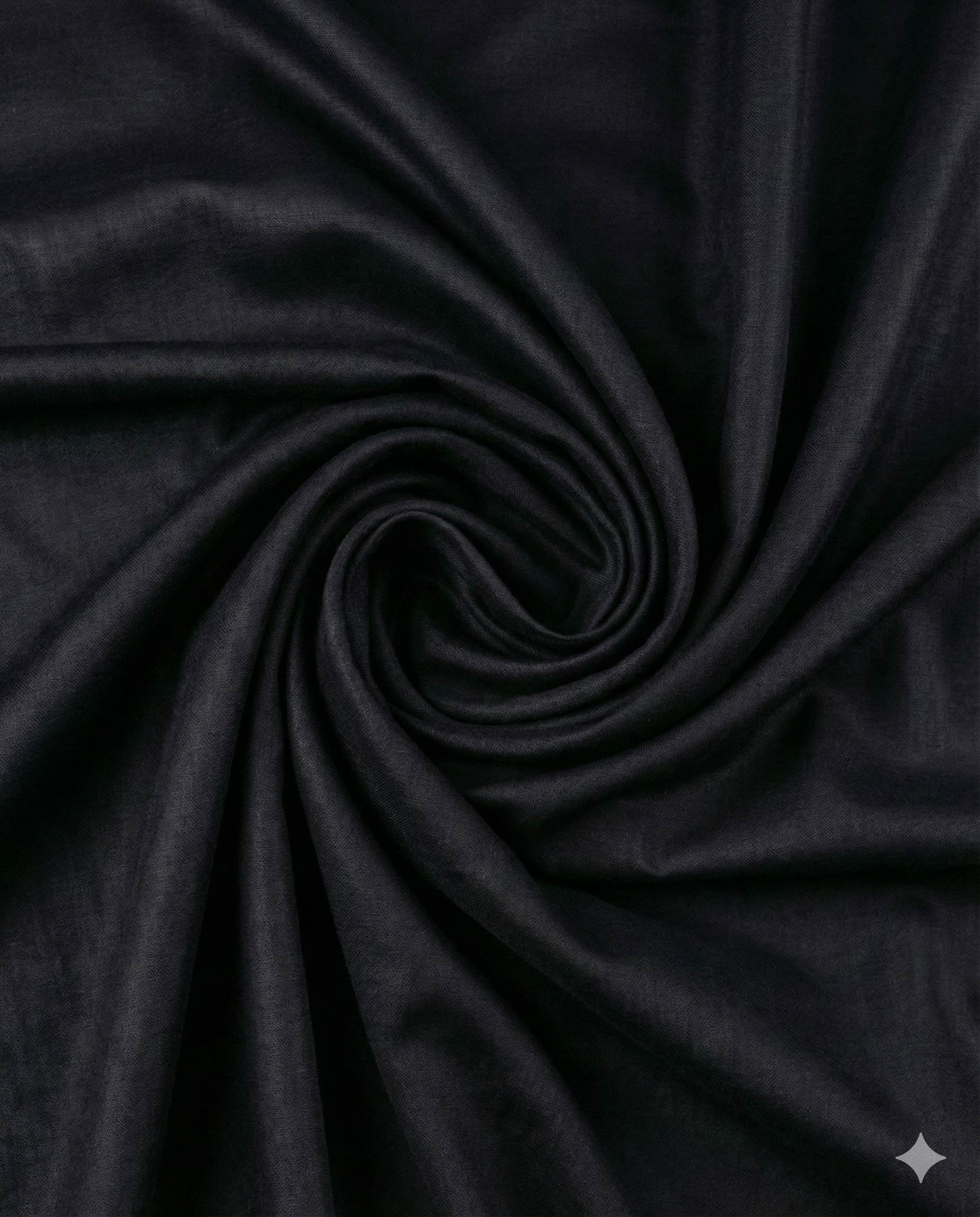 Light Weight Premium Quality Black Colour Paper Giza Cotton (Not Transparent) (50% Cotton+50% polyster)