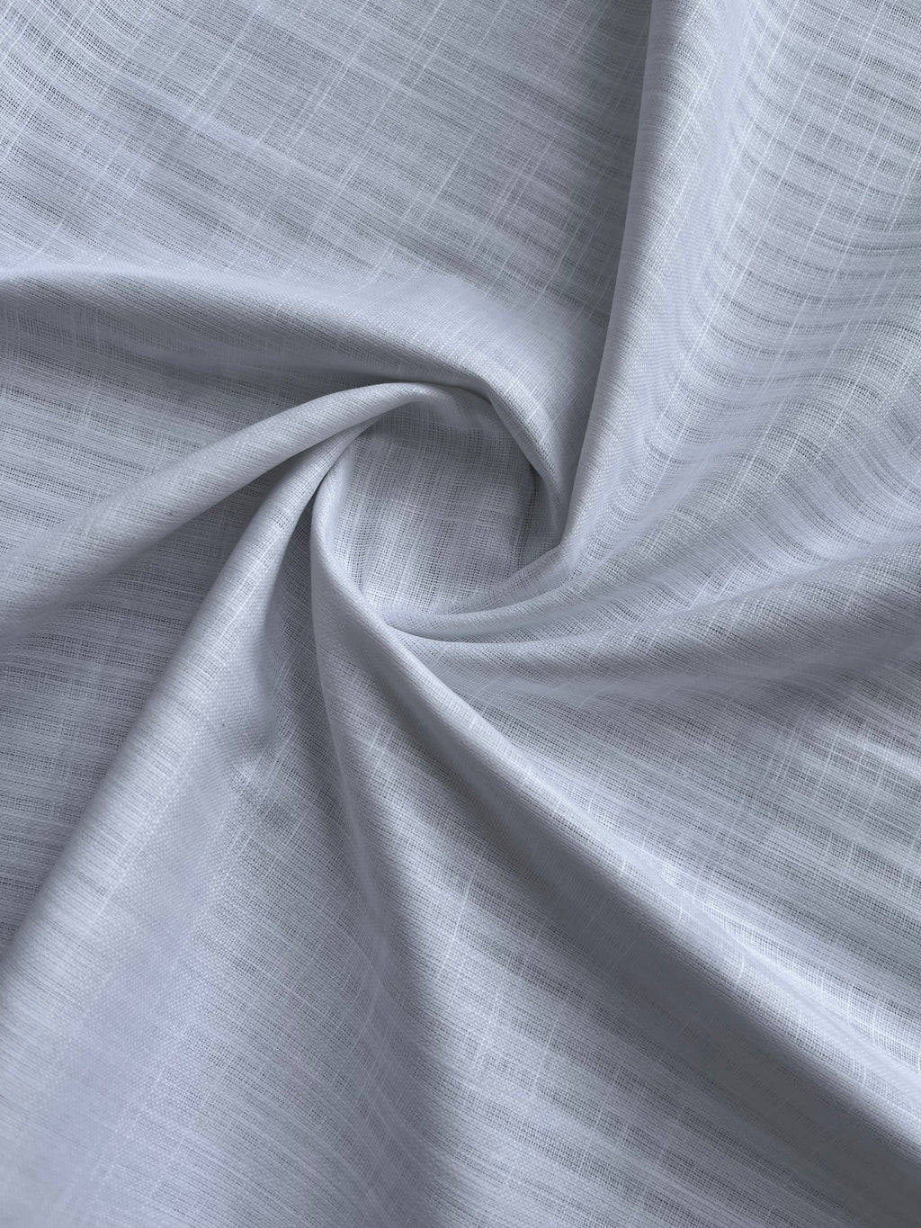 White 100% Premium Cotton Linen Fabric