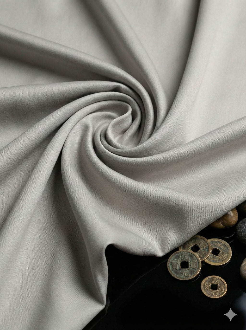 Grey 100% Giza cotton