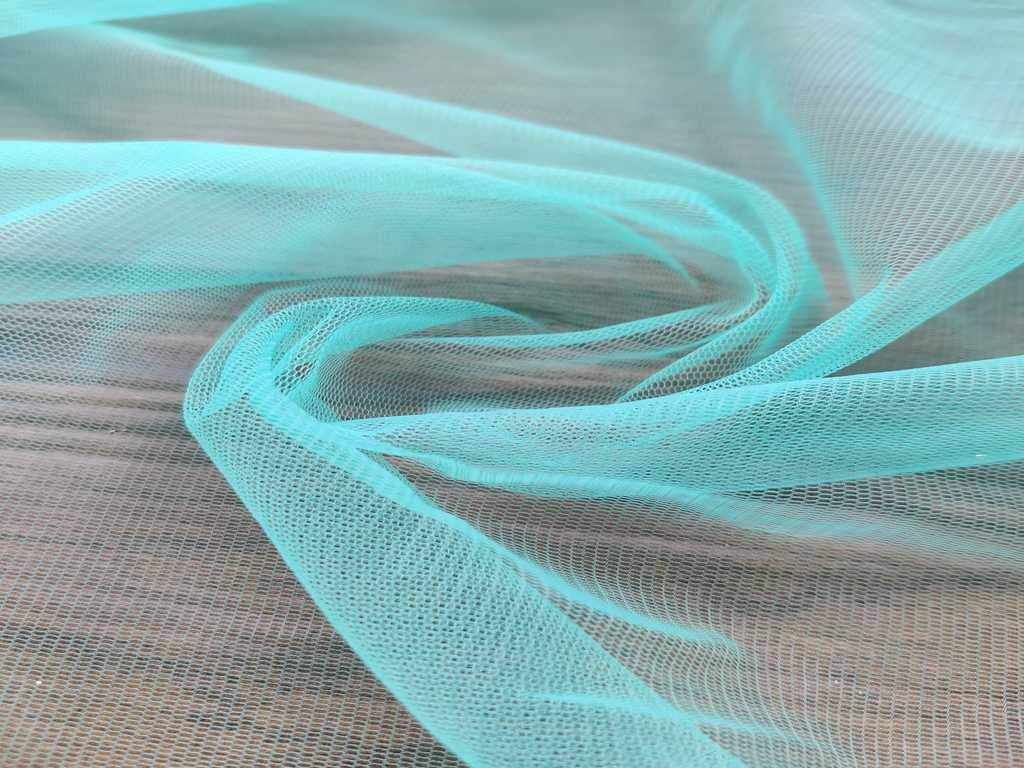 Sea Green Mono Net Fabric