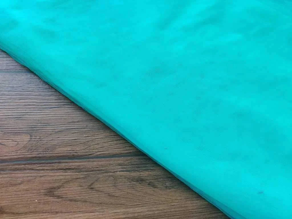 Sea Green Mono Net Fabric