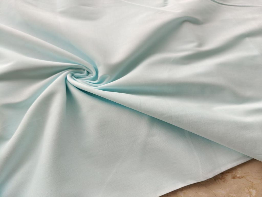 Sky Blue Premium Mul Cotton Fabric
